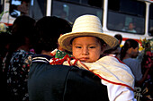 Huasteken feiern d. Virgen de Guadelupe, Mittelamerika Mexico