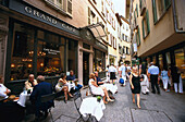 Grand Cafe, Old Town, Lugano, Tessin Switzerland