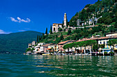 Morcote, Lago di Lugano, Ticino, Switzerland