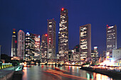 Singapore Skyline, Singapore River Singapore, Asia