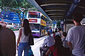 Bus station, Singapore Asia