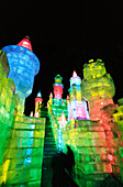 Ice sculpture festival, Harbin Ice Lantern Show, Harbin, China