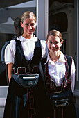 Two waitresses, Tallinn Estonia