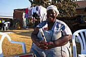 Funny woman, Township, Pretoria South Africa