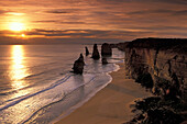 Twelve Apostels, Kalkklippen, Port Campbell National Park, Great Ocean Road, Victoria, Australien