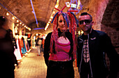 Cyberdog Shop, trance music and cyber clothing retail chain, Camden, London England, Great Britain