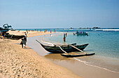 Strand von Hikkaduwa, Sri Lanka