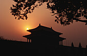 Kaiserpalast am Abend, Nordtor, Peking, China, Asien