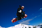 Snowboarding, Halfpipe, near Obersdorf Germany, Wintersport