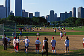Baseball, Park, Chicago, Illinois, USA