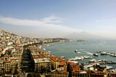 Napoli panoramic view & Vesuv