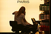 Coiffeur in Paris, Frankreich, Paris, Friseurgeschäft