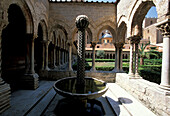 Cloister of Monreale, Palermo, Sicily, Italy