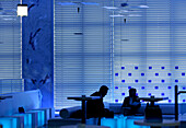 People sitting in Lobby Hotel Kempinski, Hotel Kempinski, Airport Munich Bavaria, Germany