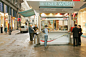Wiener Würstel stall, Kärntner Strasse Vienna, Austria