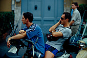 Motorrollerfahrer, Rom, Italien
