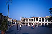 Piazza Bra, Arena, Verona, Veneto Italy