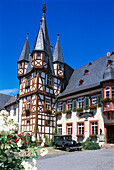 Siegfrieds mechanisches Musikkabinett unter blauem Himmel, Museum, Rüdesheim, Rheingau, Hessen, Deutschland, Europa