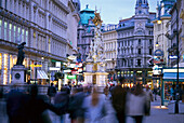 Shopping Street Graben, Vienna, Austria