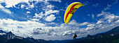 Paragliding, Tandemflug, Tannheimer Tal, Tirol, Österreich, Europa