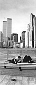 Couple, Battery Park, Downtown, Manhattan, New York, USA