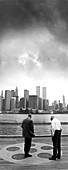 Skyline, Manhattan, USA, New York, Kat, Impressionen, s/wEnglish: New York impressions in b&w, USA Travel S.20