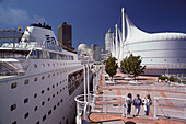 Cruiser at Canada Place, Vancouver Brit. Columbia, Canada
