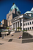 Vancouver Art Gallery, (VAG), architect Francis Rattenbury, Robson Street, Vancouver, British Columbia, Canada, North America, America