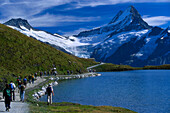 Bachalpsee mit Wetterhorn, bei Grindelwald, Berner Oberland, Schweiz