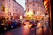 Abends im Bastille-Viertel, Paris, Frankreich Europa