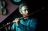 Flötenspieler, Fanore, Co. Clare Irland