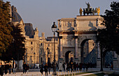 Arc du Carrousel, Garten des Louvre Paris, Frankreich