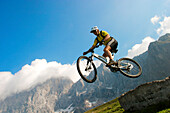 Mountainbiker, Gebirge Oesterreich, Europa
