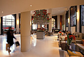 Lobby, Hotel One Aldwych, Covent Garden, Central London, England, United Kingdom