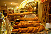 Bäckerei, Baguettes, Carpentras, Provence, Frankreich