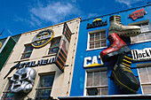 Shops, Camden High Street, Camden Town London, Großbritannien