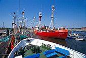 Lightship Borkum Riff, Borkum, Frisian Islands, Lower Saxony, Germany