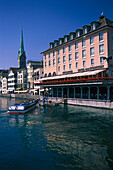 Hotel Zum Storchen, Limmat, Zürich Switzerland