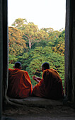 Angkor Wat, Monks, near Siem Reap Cambodia
