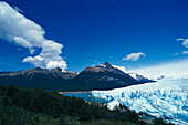 Perito Moreno Gletscher im Los Glaciares Nationalpark, Patagonien, Argentinien, Südamerika, Amerika