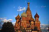 Blick auf die Basiliuskathedrale, Moskau, Russland, Europa