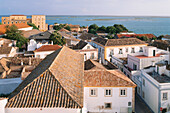 Blick von der Kathedrale nach Ria Formosa, Faro, Algarve, Portugal