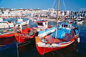 Hafen von Mykonos Stadt, Mykonos, Kykladen, Griechenland