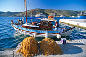 Harbour, Katapola, Amorgos, Cyclades, South Aegean, Greece