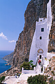 Monastery, Chossowiotissa, Amorgos, Cyclades, South Aegean, Greece