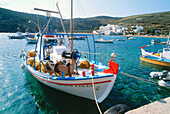 Fischerboote, Bucht von Faros, Sifnos, Kykladen, Griechenland