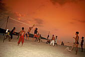Beach Volleyball, Patong Beach, Phuket, Andaman Sea, Thailand