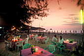 Restaurant on Nai Yang Beach, Phuket, Andaman Sea, Thailand