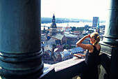 Blick v. d. Petrikirche, Riga, Lettland Baltische Staaten