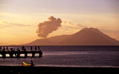 Volcano, Sunset, Rabaul, East New Britain Papua New Guinea, Melanesia